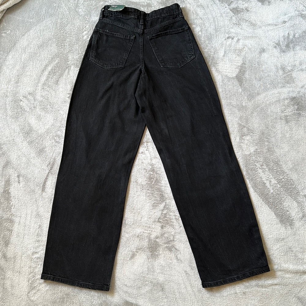NWOT Women’s Black Highest Rise Baggy Jeans
